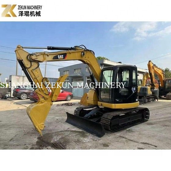 ใช้ 8 ตัน CAT 308 เครื่องขุดกระบะ 308D มินิแบ็กเกอร์ที่มีประสิทธิภาพที่ดี