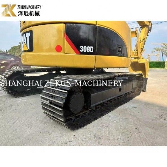 ใช้ 8 ตัน CAT 308 เครื่องขุดกระบะ 308D มินิแบ็กเกอร์ที่มีประสิทธิภาพที่ดี