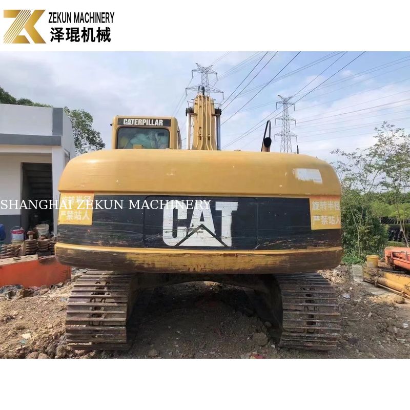 ใช้ CAT 320C Excavator 320 ชั่วโมงทํางาน 4001-6000 ความจุของถัง 0.8m3