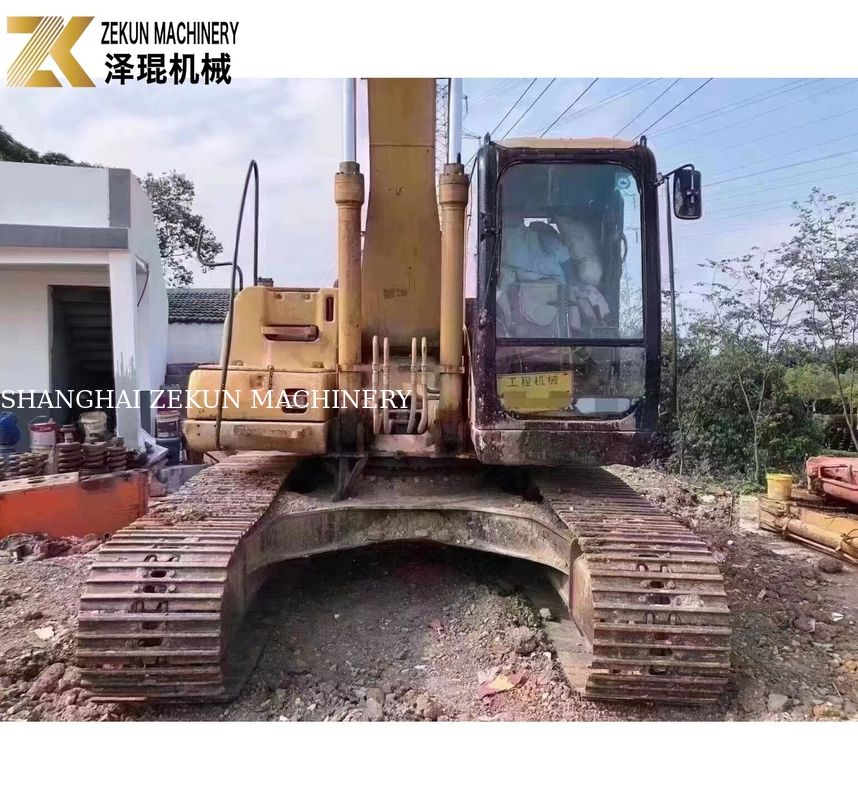 ใช้ CAT 320C Excavator 320 ชั่วโมงทํางาน 4001-6000 ความจุของถัง 0.8m3