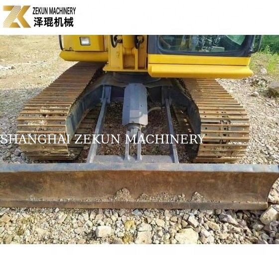 6200 กิโลกรัม น้ําหนักเครื่องใช้ Komatsu PC60-7 Excavator จากญี่ปุ่น แพมป์ไฮดรอลิกเดิม