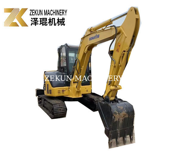 มือสอง Komatsu PC55MR-2 Excavator ด้วยพลังงาน 28.5KW และความจุของถัง 0.2m3