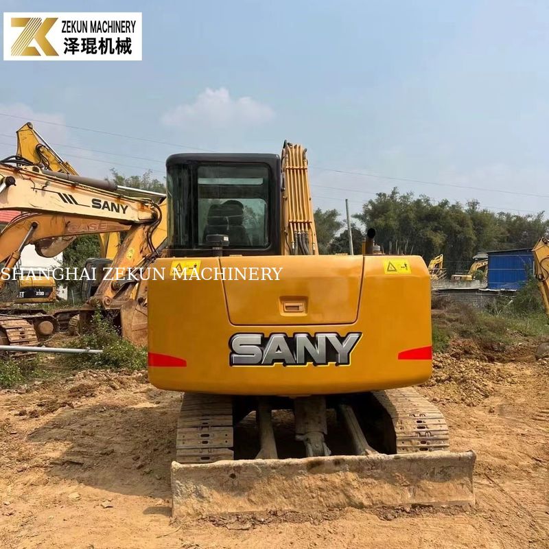 ปี 2022 ใช้ 7.5T Sany 75C Excavator SY75C-8 SY75C PRO เครื่องขุดมือสอง