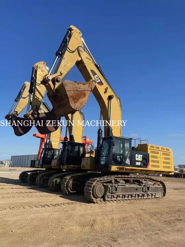 อุปกรณ์ก่อสร้างมือสอง Cat 390F เครื่องขุดขยะขี่ด้วยเครื่องยนต์ Cat 390 KW