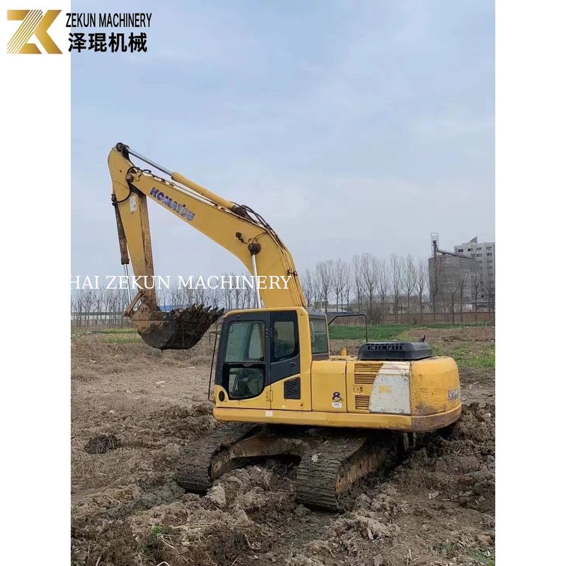 ใช้ Komatsu 200 Excavator ในมือสอง PC200-6 Digger น้ําหนักการทํางาน 20.15 ตัน