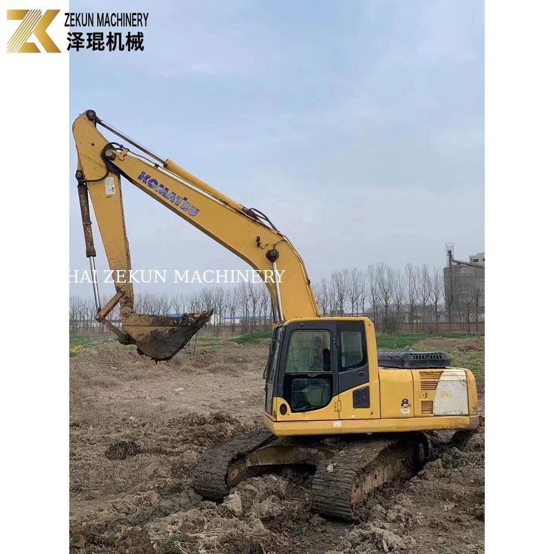 ใช้ Komatsu 200 Excavator ในมือสอง PC200-6 Digger น้ําหนักการทํางาน 20.15 ตัน