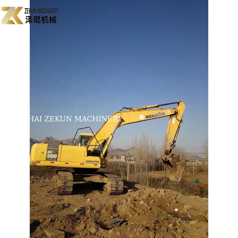 Komatsu PC200-7 เครื่องขุดขยะ 20 ตัน ใช้ในปี 2015 สําหรับเครื่องจักรก่อสร้าง