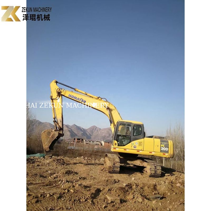 Komatsu PC200-7 เครื่องขุดขยะ 20 ตัน ใช้ในปี 2015 สําหรับเครื่องจักรก่อสร้าง