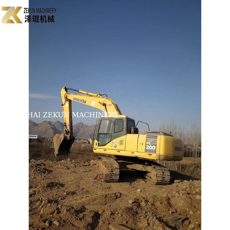 Komatsu PC200-7 เครื่องขุดขยะ 20 ตัน ใช้ในปี 2015 สําหรับเครื่องจักรก่อสร้าง