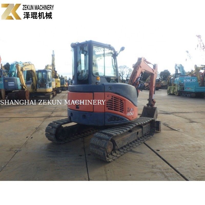 เครื่องขุด Hitachi zx40u มือสอง 4 ตัน น้ําหนักการทํางาน 2001-4000 ชั่วโมงการทํางาน