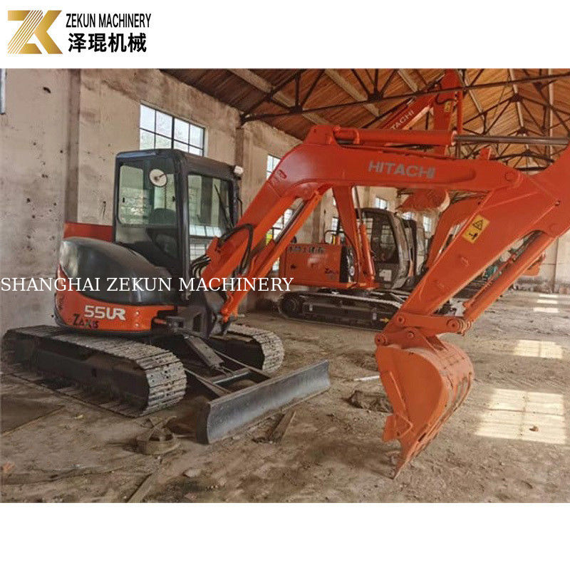 33.1Kw พลังงาน ฮิตาชิ ZX55 Excavator 5.5 ตัน มินิ Bagger กับ 2001-4000 ชั่วโมงทํางาน