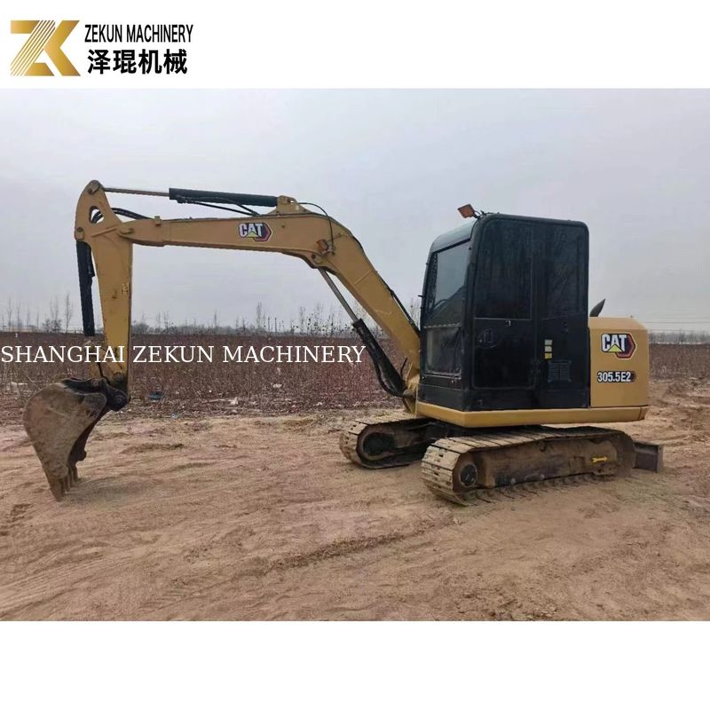 CAT 305.5E2 เครื่องขุดพลา 5.5 ตัน ใช้ด้วยไฮดรอลิกนิ้วมือจาก Caterpillar