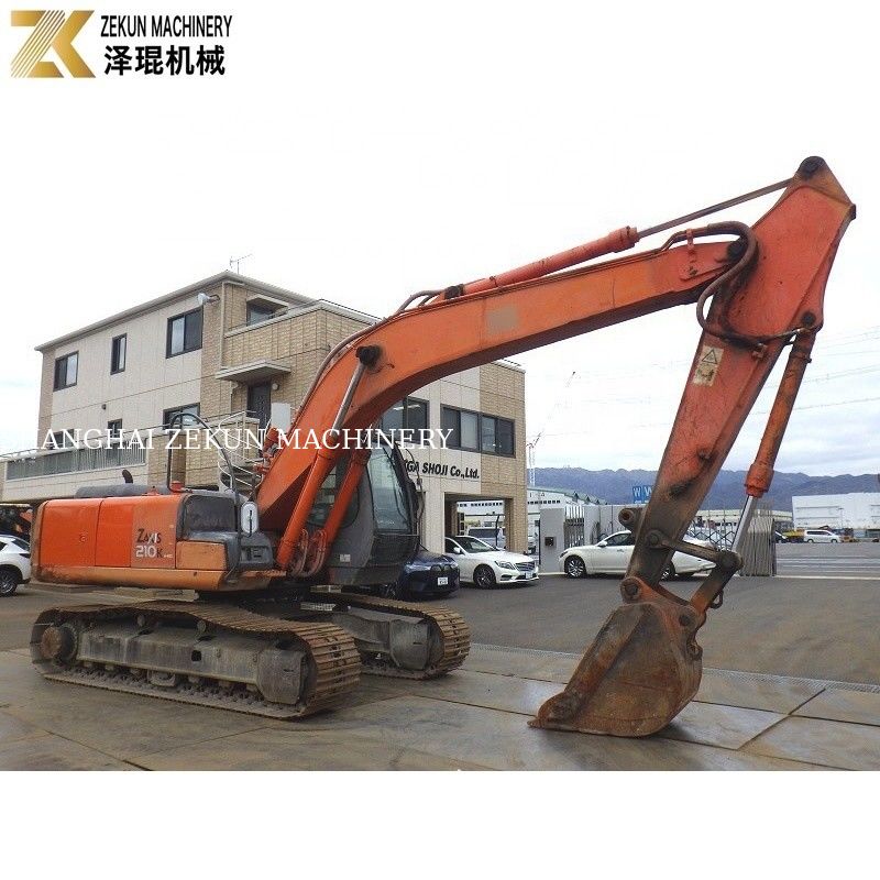 21 ตัน ใช้ ฮิตาชิ ซาคซี่ 210 Excavator ZX210 Crawler Excavator ขนาด 1.0m3 ความจุถัง