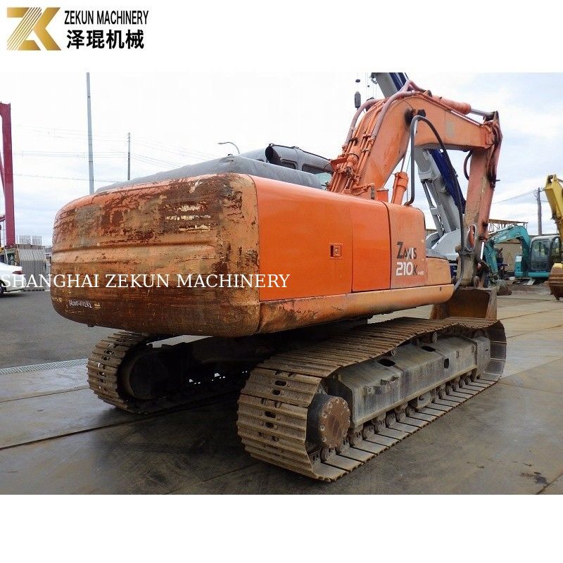 21 ตัน ใช้ ฮิตาชิ ซาคซี่ 210 Excavator ZX210 Crawler Excavator ขนาด 1.0m3 ความจุถัง