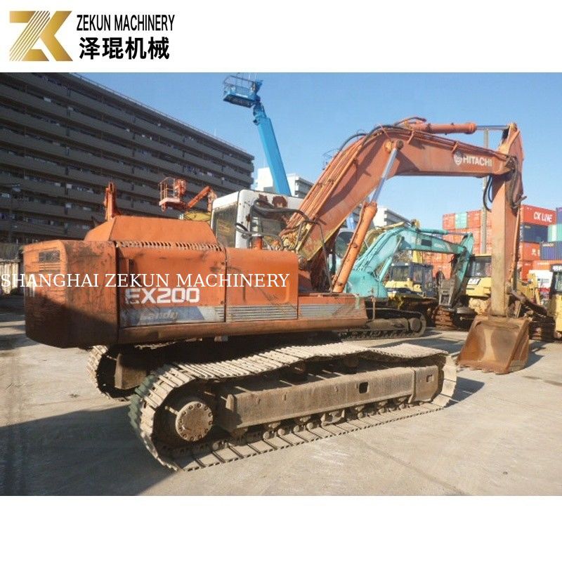 เครื่องขุดหน้า ญี่ปุ่น ฮิตาชิแท้ EX200 เครื่องขุด Crawler สําหรับความต้องการของคุณ