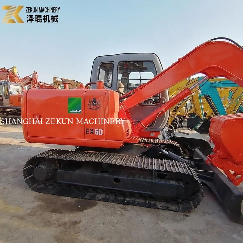 เครื่องขุดฮิตาชิ EX60 เครื่องขัดขี่ EX60-5 ของปี 2018