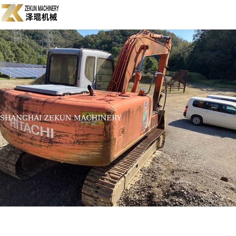 สีเดิม 12 ตัน ใช้ฮิตาชิ EX 120 Excavator EX120-5 กับเครื่องยนต์ ISUZU 60.5Kw
