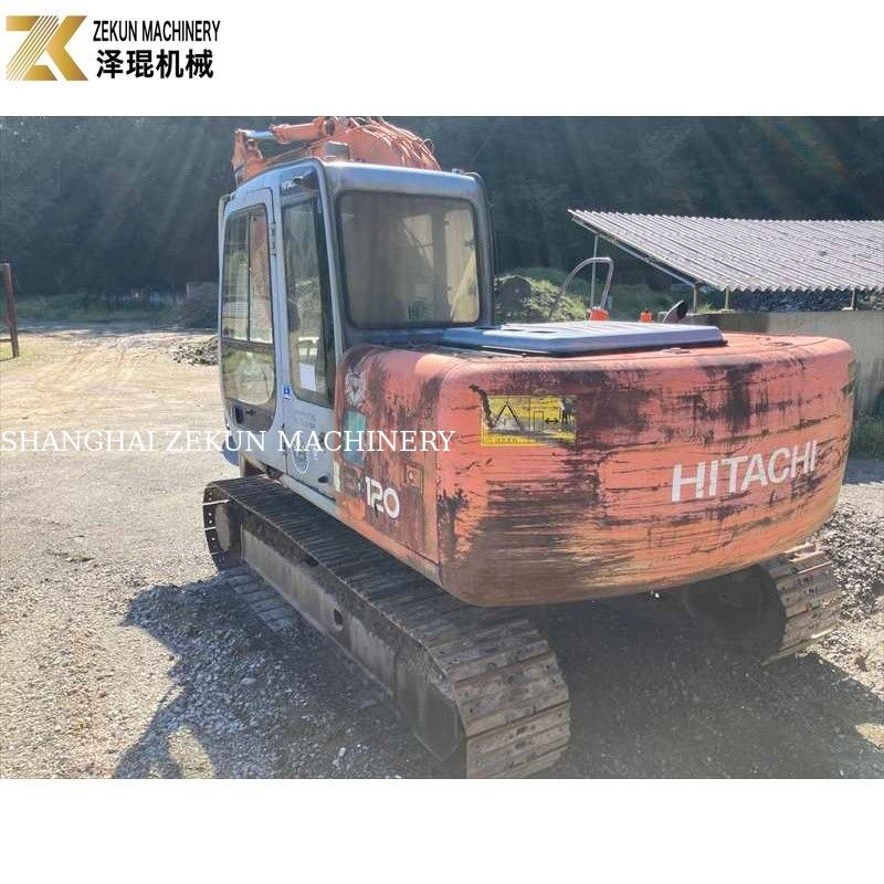สีเดิม 12 ตัน ใช้ฮิตาชิ EX 120 Excavator EX120-5 กับเครื่องยนต์ ISUZU 60.5Kw