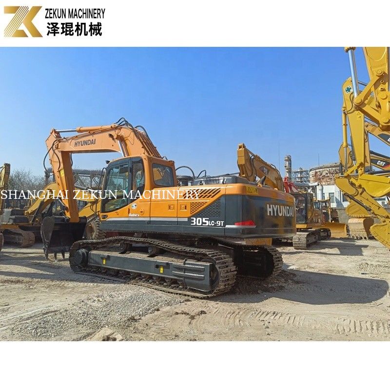 30 ตัน Hyundai 305 Excavator 305LC 305LC-9T จากเกาหลี 1.4m3 ถัง