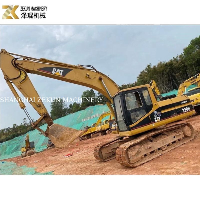 ใช้ CAT320 Crawler Excavator 20.6T นําเข้าจากญี่ปุ่น