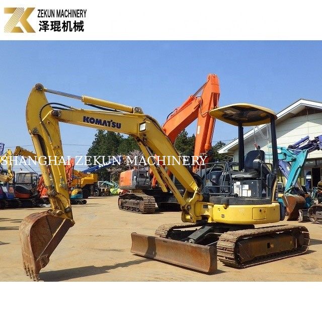 ขนาดเล็กใช้ Komatsu PC35 Excavator น้ําหนักการทํางาน 3 ตัน น้ําหนักเครื่องจักร 3700 กิโลกรัม