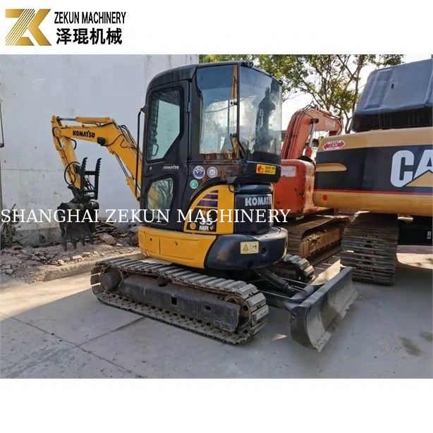 3.5 ตัน มินิ ใช้ KOMATSU PC35MR-5 Excavator จากปี 2016 ด้วยเครื่องขุดไฮดรอลิก