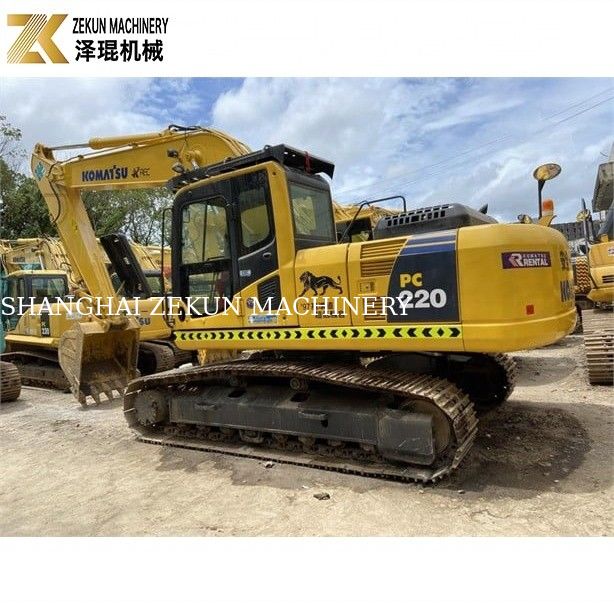 เครื่องขุด Komatsu PC 220 รุ่นครอเลอร์ PC220-8 มือสอง พร้อมเครื่องยนต์ญี่ปุ่นเดิมรับรอง