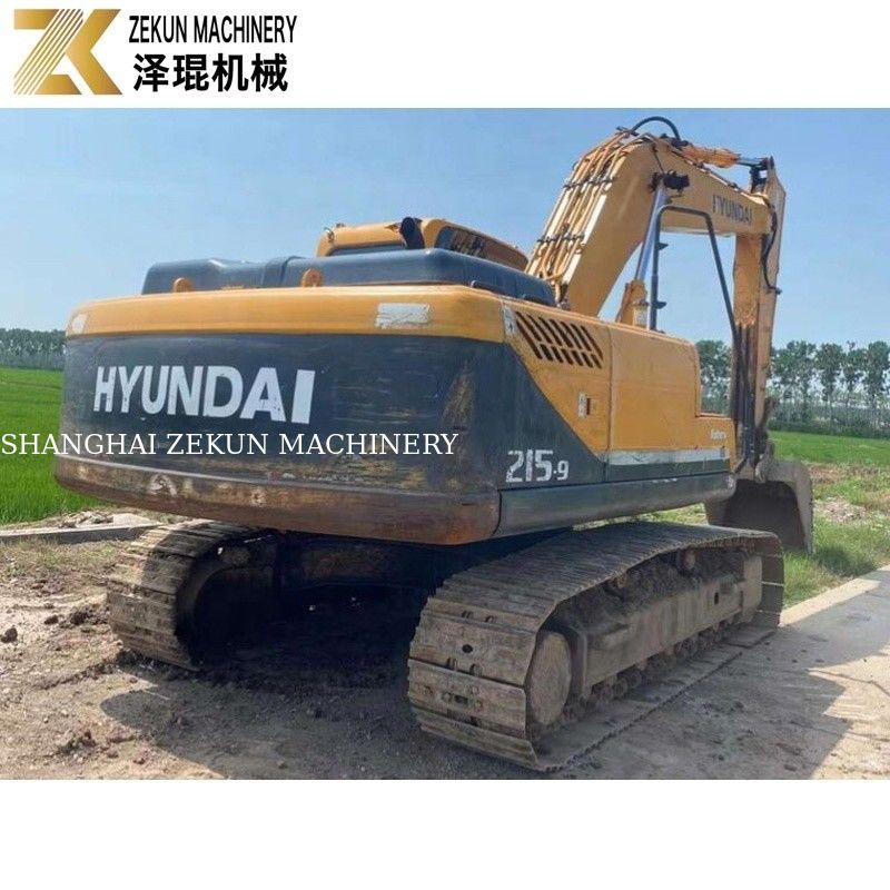 112KW 2018 Hyundai R215 Excavator 215-9 21.5 ตัน เครื่องขุดมือสอง