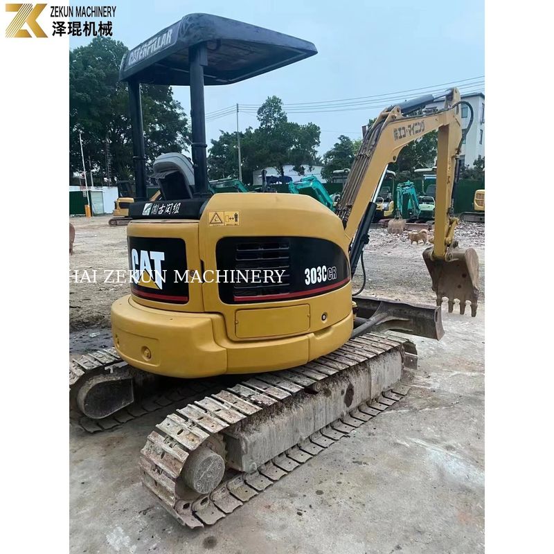 0.03M3 ความจุของถัง CAT303 CCR 303E เครื่องขุดขนาดเล็กที่ใช้สําหรับความต้องการของคุณ