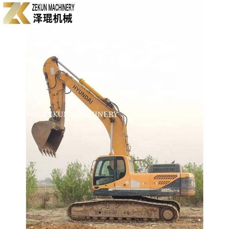 38 ตัน Hyundai Robex 385 Excavator 385-9 385-9T สําหรับงานก่อสร้างหนัก