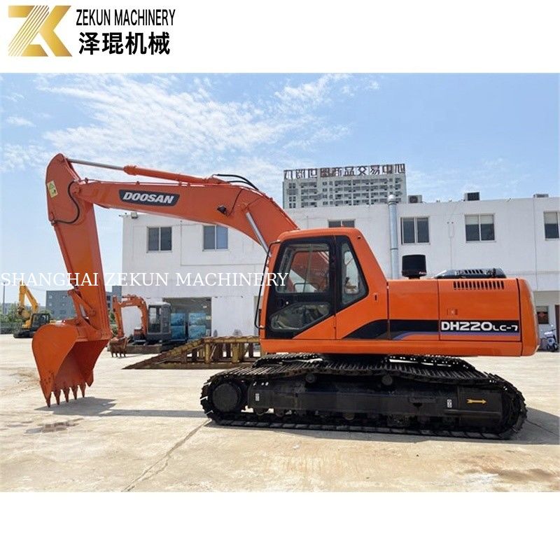 เครื่องขุดดินมือสอง 22 ตัน Doosan 220 Excavator DH220LC-7 เครื่อง 21400 K