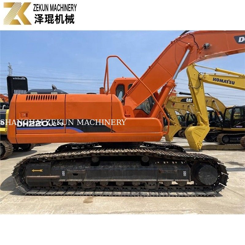 เครื่องขุดดินมือสอง 22 ตัน Doosan 220 Excavator DH220LC-7 เครื่อง 21400 K