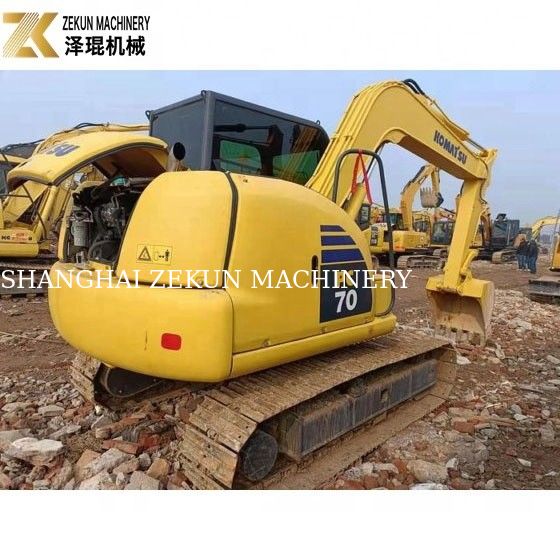 0.35m3 เบ็คเก็ต โคมาตซู Excavator PC 70 8 7T โคมาตซู Mini Excavator