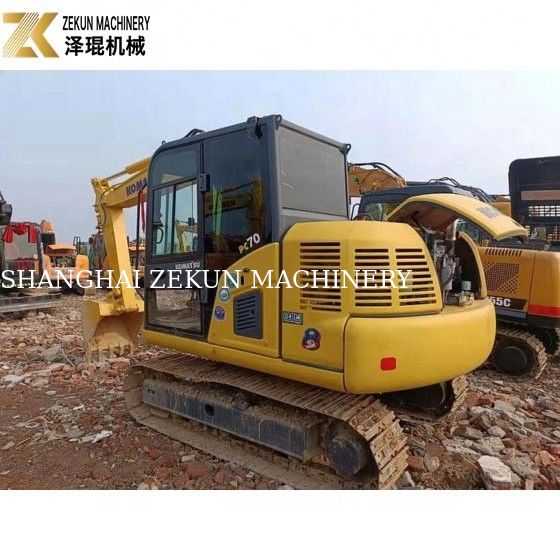 0.35m3 เบ็คเก็ต โคมาตซู Excavator PC 70 8 7T โคมาตซู Mini Excavator