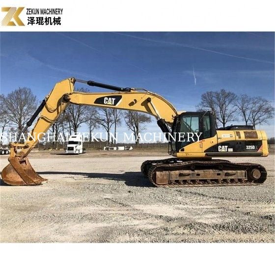 25 ตัน Caterpillar 325 ใช้ Excavator Crawler 140KW เครื่องขุดแบบเคลื่อนย้าย
