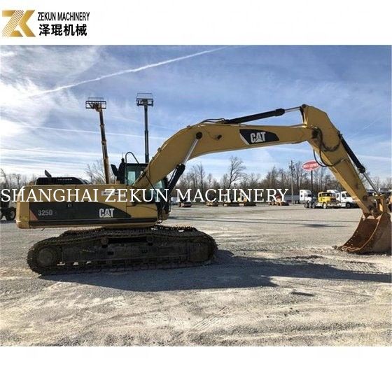25 ตัน Caterpillar 325 ใช้ Excavator Crawler 140KW เครื่องขุดแบบเคลื่อนย้าย