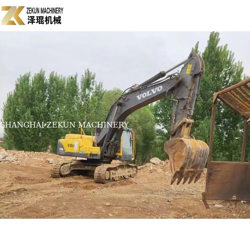 36 ตัน Volvo EC360 Excavator ใช้ EC360BLC เครื่องขุดมือสองสําหรับโรงไฟฟ้า