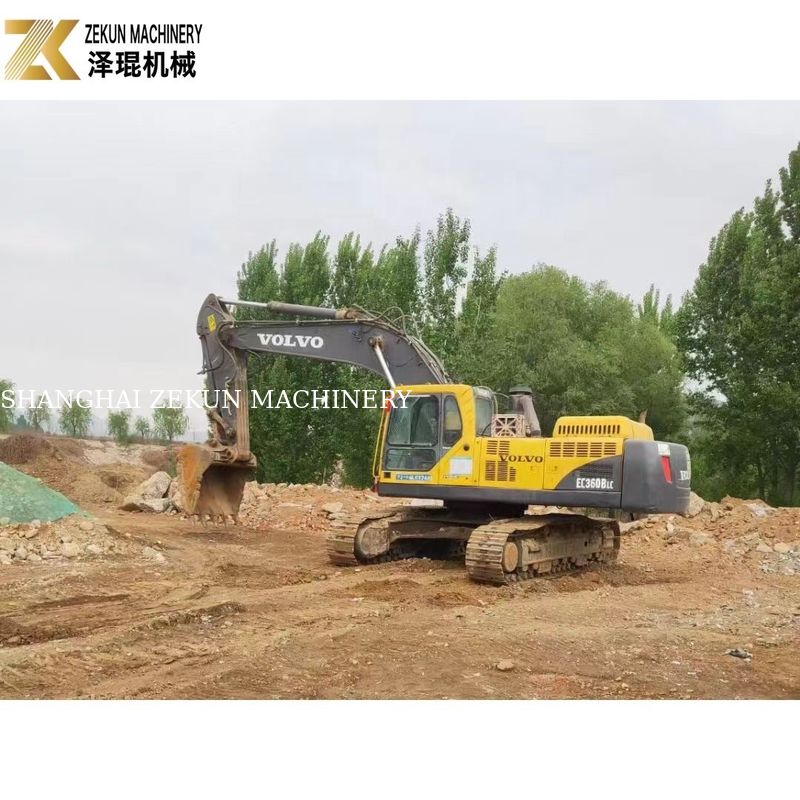 36 ตัน Volvo EC360 Excavator ใช้ EC360BLC เครื่องขุดมือสองสําหรับโรงไฟฟ้า
