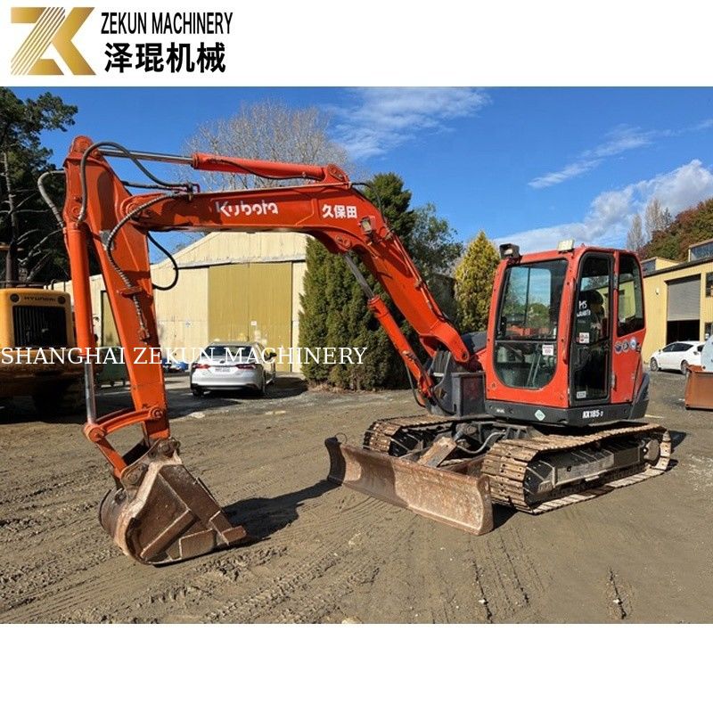 KX185 KX185-3 เครื่องขุดขนาดเล็ก 8 ตัน Kubota 185 เครื่องขุดมือสอง