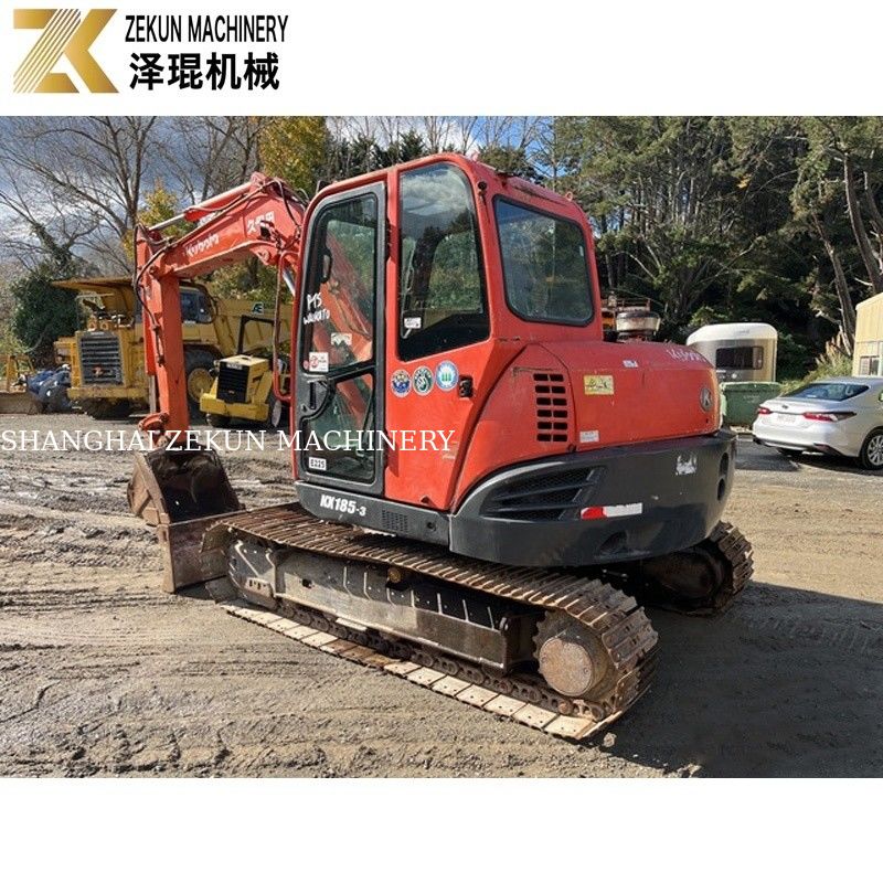 KX185 KX185-3 เครื่องขุดขนาดเล็ก 8 ตัน Kubota 185 เครื่องขุดมือสอง