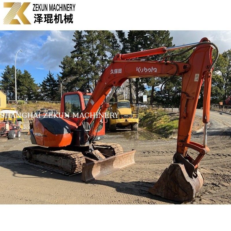 KX185 KX185-3 เครื่องขุดขนาดเล็ก 8 ตัน Kubota 185 เครื่องขุดมือสอง