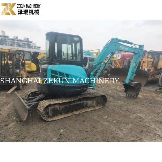 SK55 SK-55 เครื่องขุด Kobelco มือสอง 5.5T พร้อมเครื่องยนต์เดิม