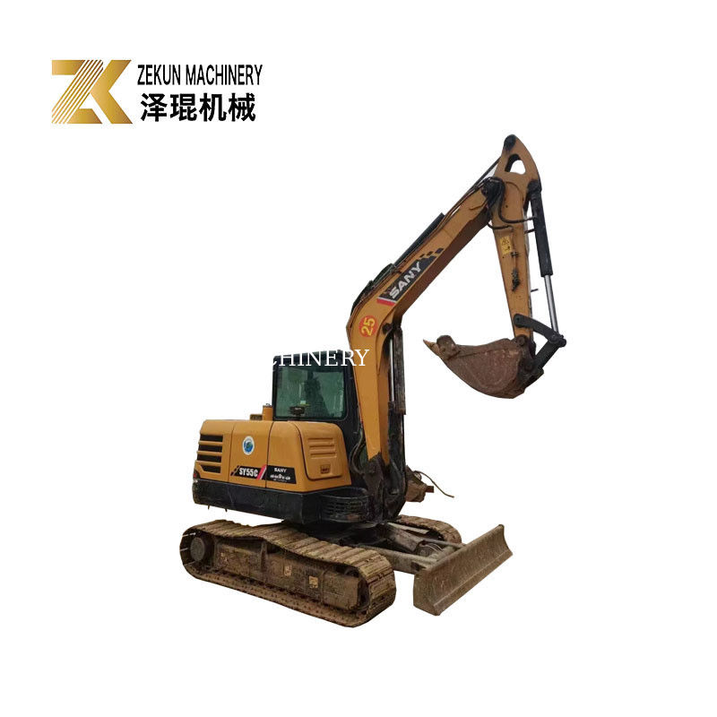 2021 SANY SY 55C เครื่องขุด 5.5 ตัน มีเวลาทํางานต่ํา