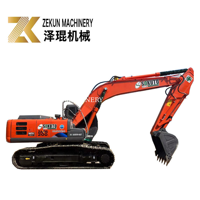 20 ตัน ใช้มือสอง HITACHI ZX 200-3G เครื่องขุดขยะ