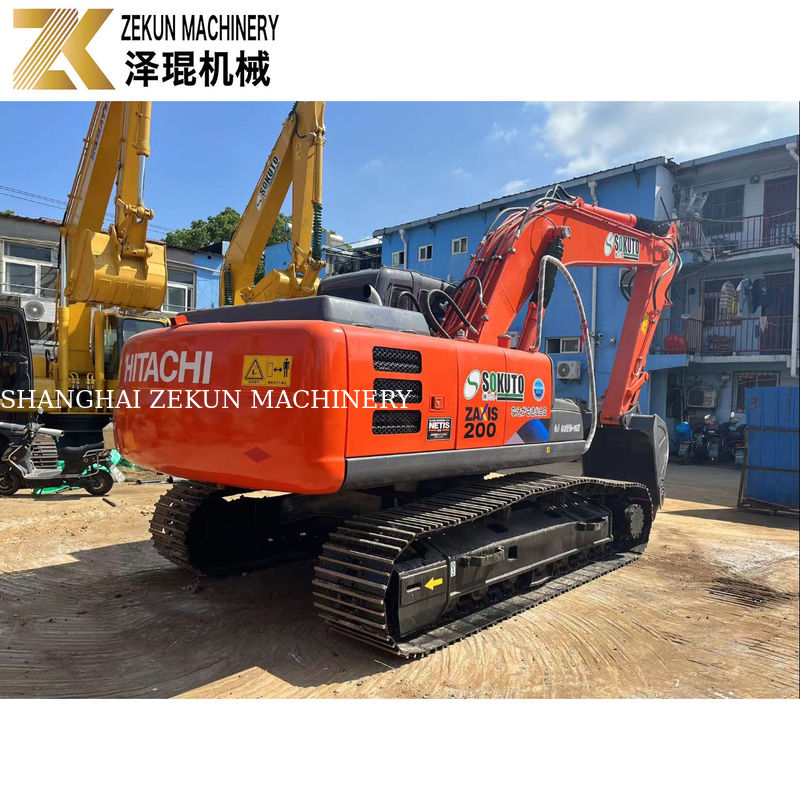 20 ตัน ใช้มือสอง HITACHI ZX 200-3G เครื่องขุดขยะ