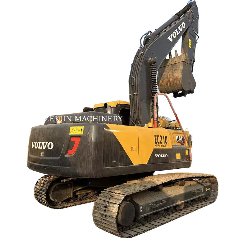 21T เครื่องขุด Volvo EC210 มือสอง พร้อมห้องนั่ง Volvo ในสภาพดีในปี 2022
