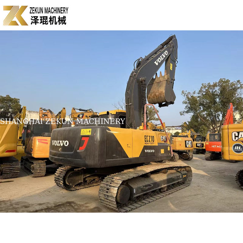 21T เครื่องขุด Volvo EC210 มือสอง พร้อมห้องนั่ง Volvo ในสภาพดีในปี 2022
