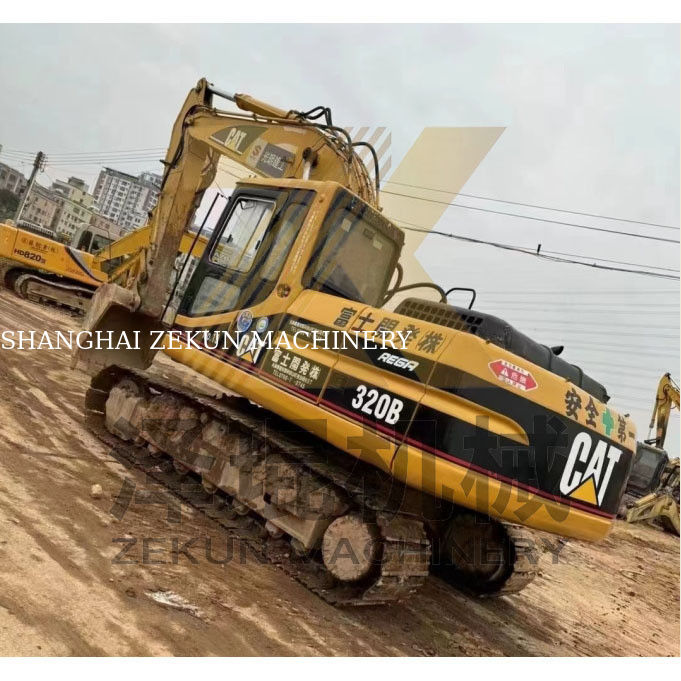 Cat 320 เครื่องขุดแคร์เลอร์มือสอง อะไหล่แท้และโซ่สายปี 2015