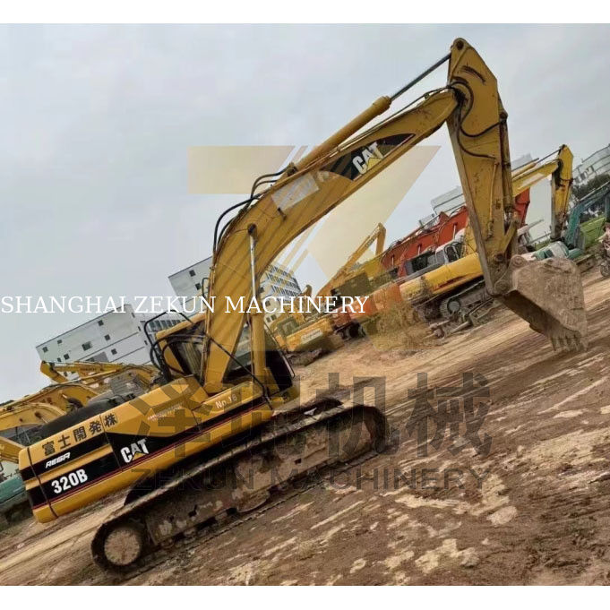Cat 320 เครื่องขุดแคร์เลอร์มือสอง อะไหล่แท้และโซ่สายปี 2015