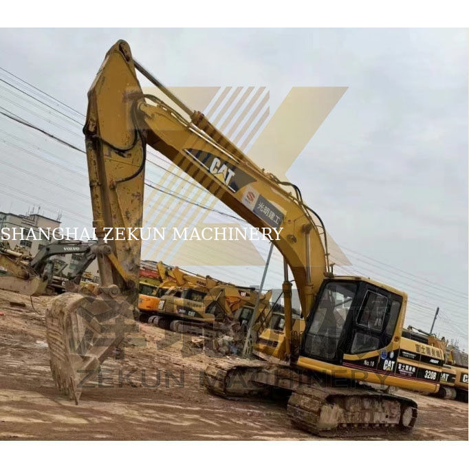 Cat 320 เครื่องขุดแคร์เลอร์มือสอง อะไหล่แท้และโซ่สายปี 2015
